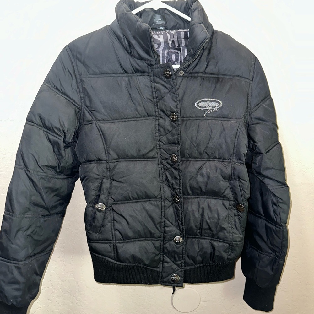 Stylish Black Puffer Jacket for Women